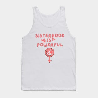 Sisterhood Is Powerful - Feminist Lovely Red Tank Top